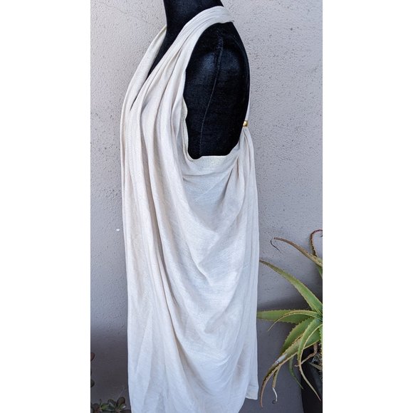 💜✨Cream & Gold Goddess Wrap/Vest - Back View - Picture 4 of 6